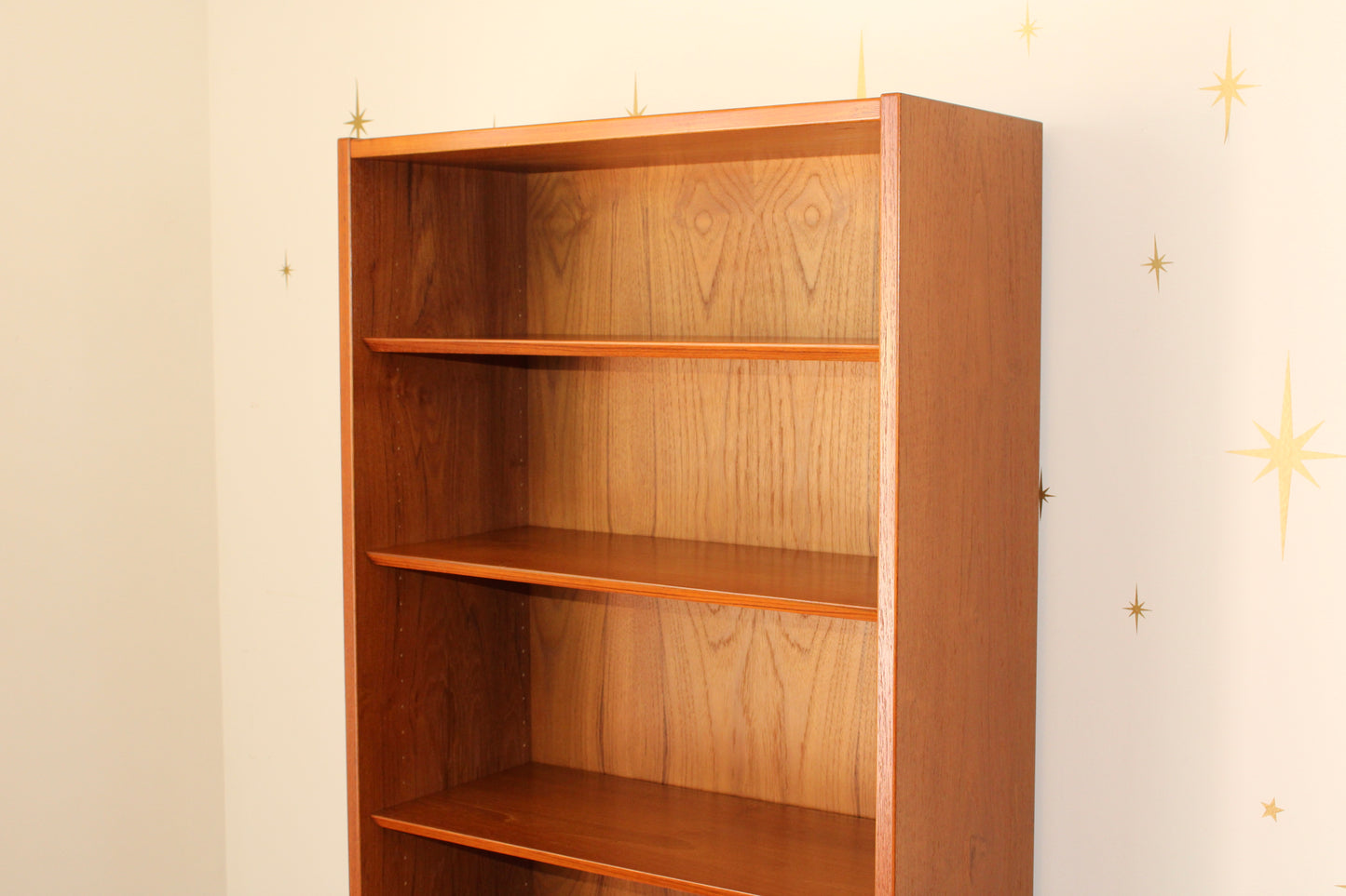 Danish Teak Compact Bookcase by Poul Hundevad