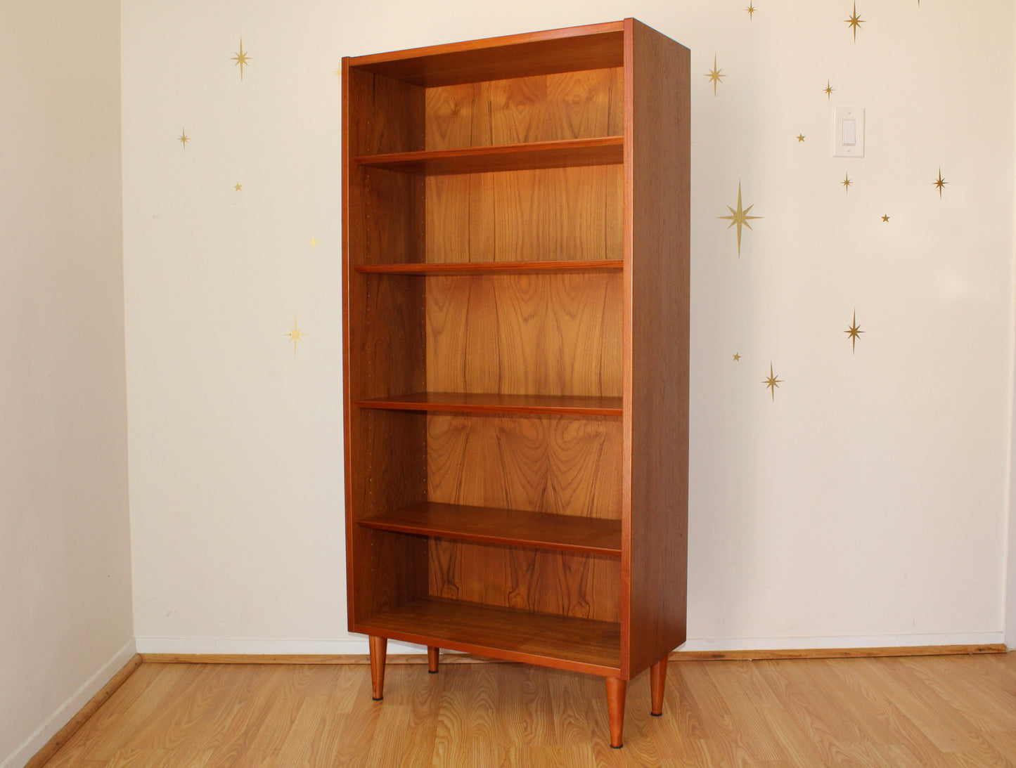 Danish Teak Compact Bookcase by Poul Hundevad