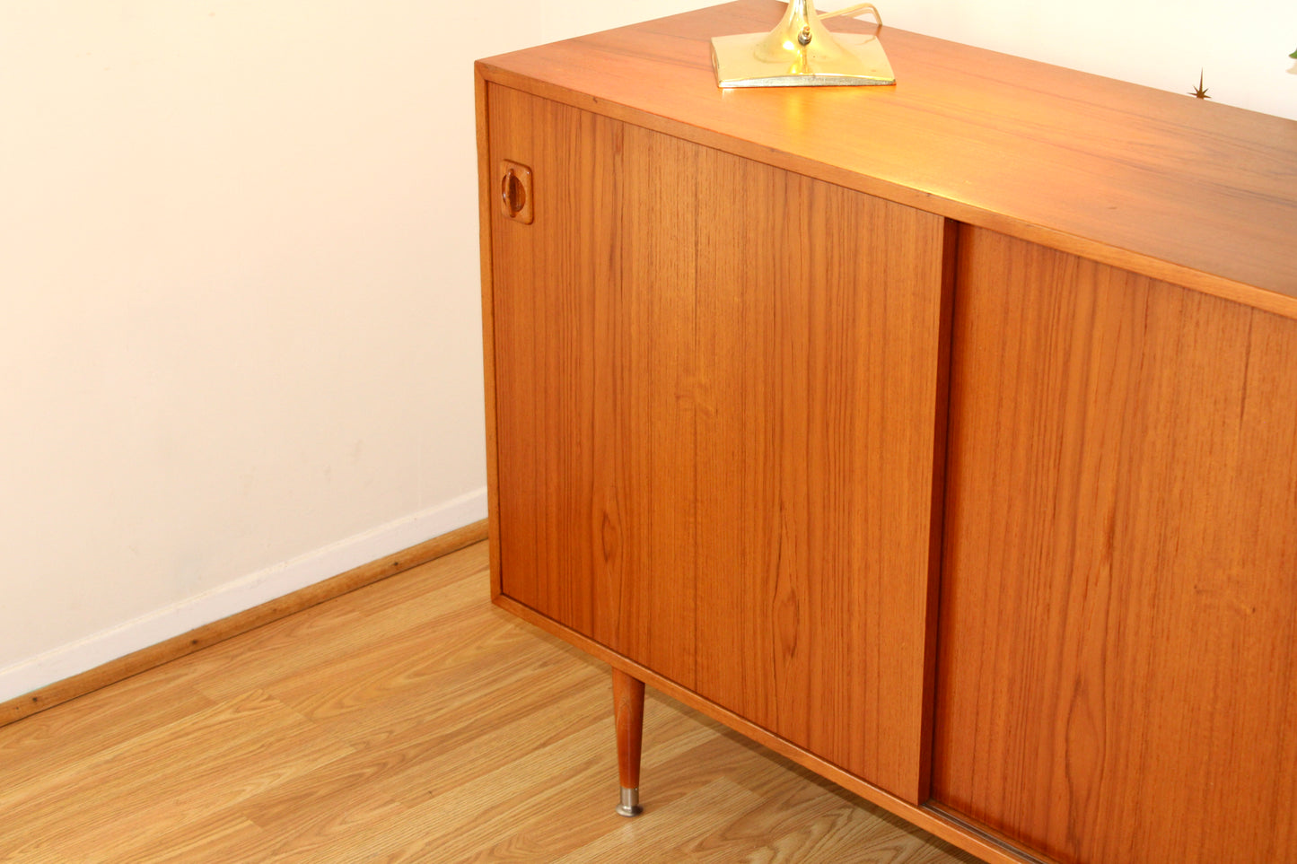 Danish Modern Teak Compact Sideboard