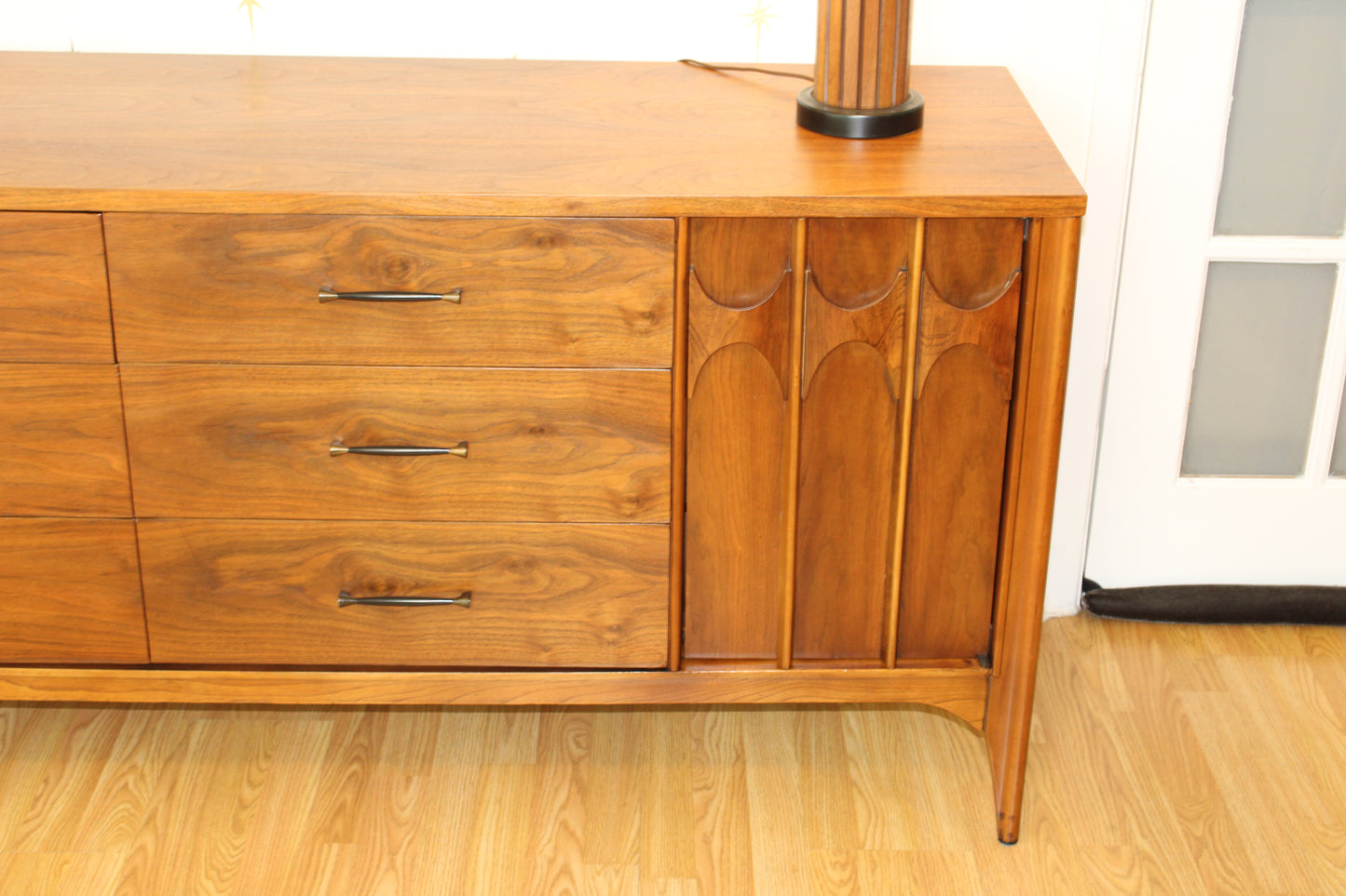 Kent Coffey Perspecta Walnut Low Dresser/Credenza