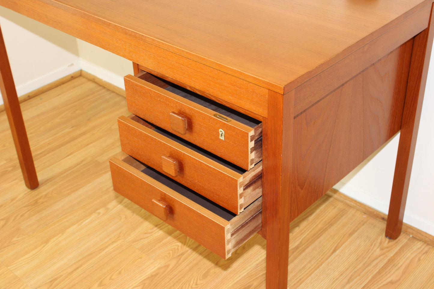 Danish Teak Compact Desk - Domino Møbler