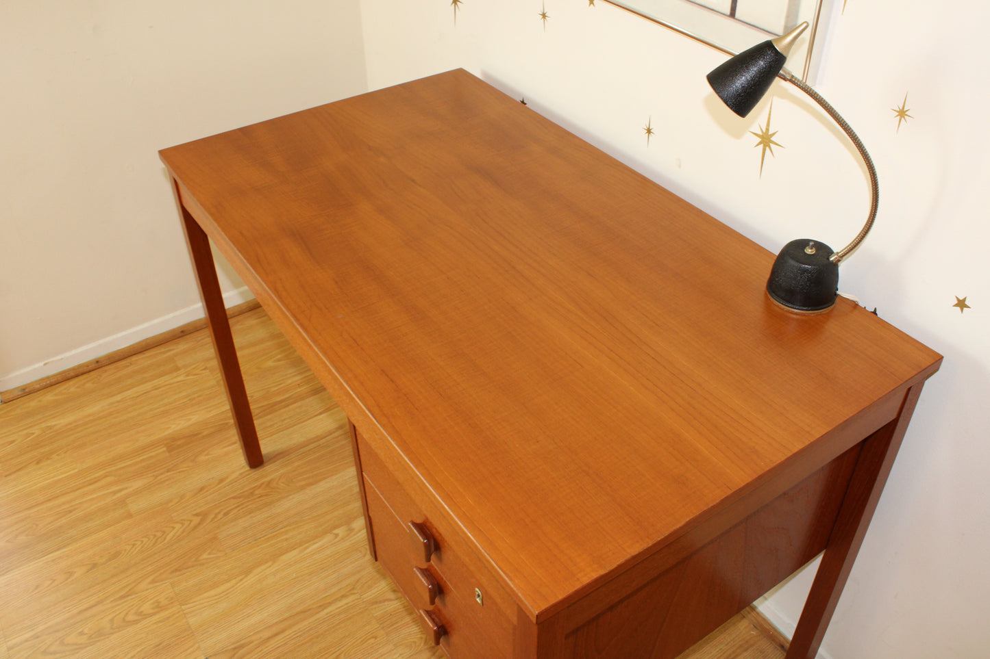 Danish Teak Compact Desk - Domino Møbler