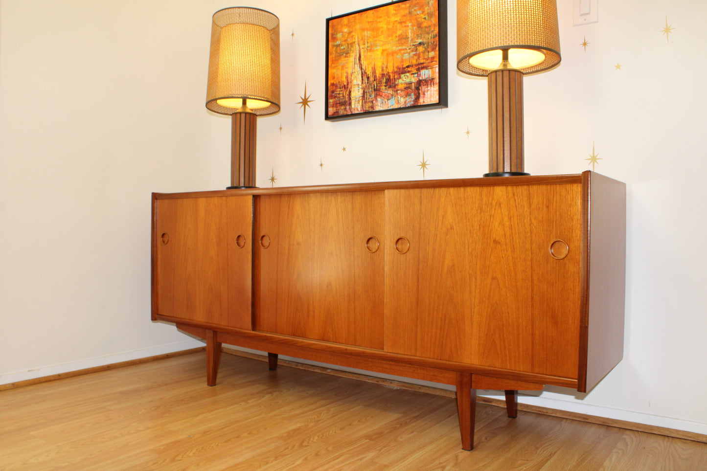 Vintage Norwegian Teak Sideboard/Credenza