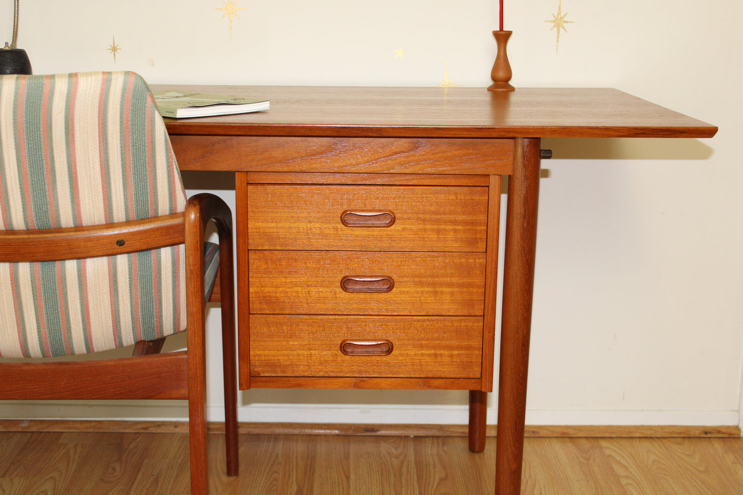 Danish Teak Extendable Desk by H. Sigh & Søn