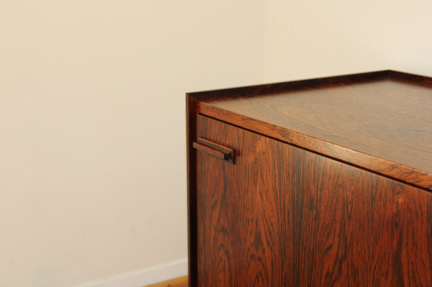 Pair-Danish Modern Luxurious Rosewood Nightstands