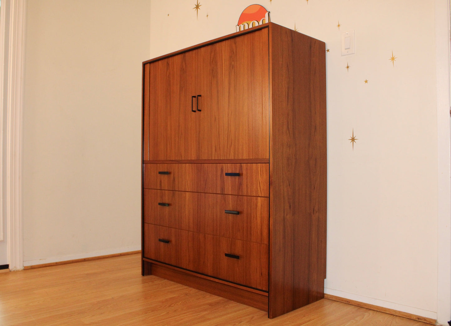 Danish Modern Teak XL Chest of Drawers by Falster