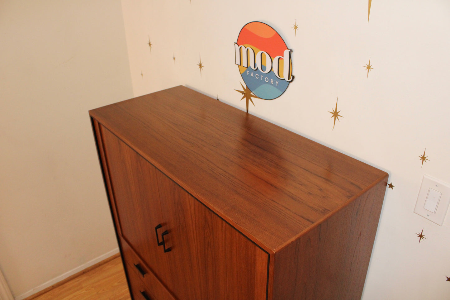 Danish Modern Teak XL Chest of Drawers by Falster