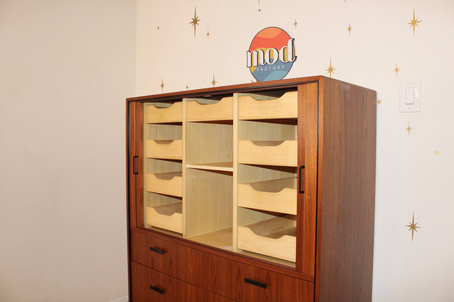 Danish Modern Teak XL Chest of Drawers by Falster