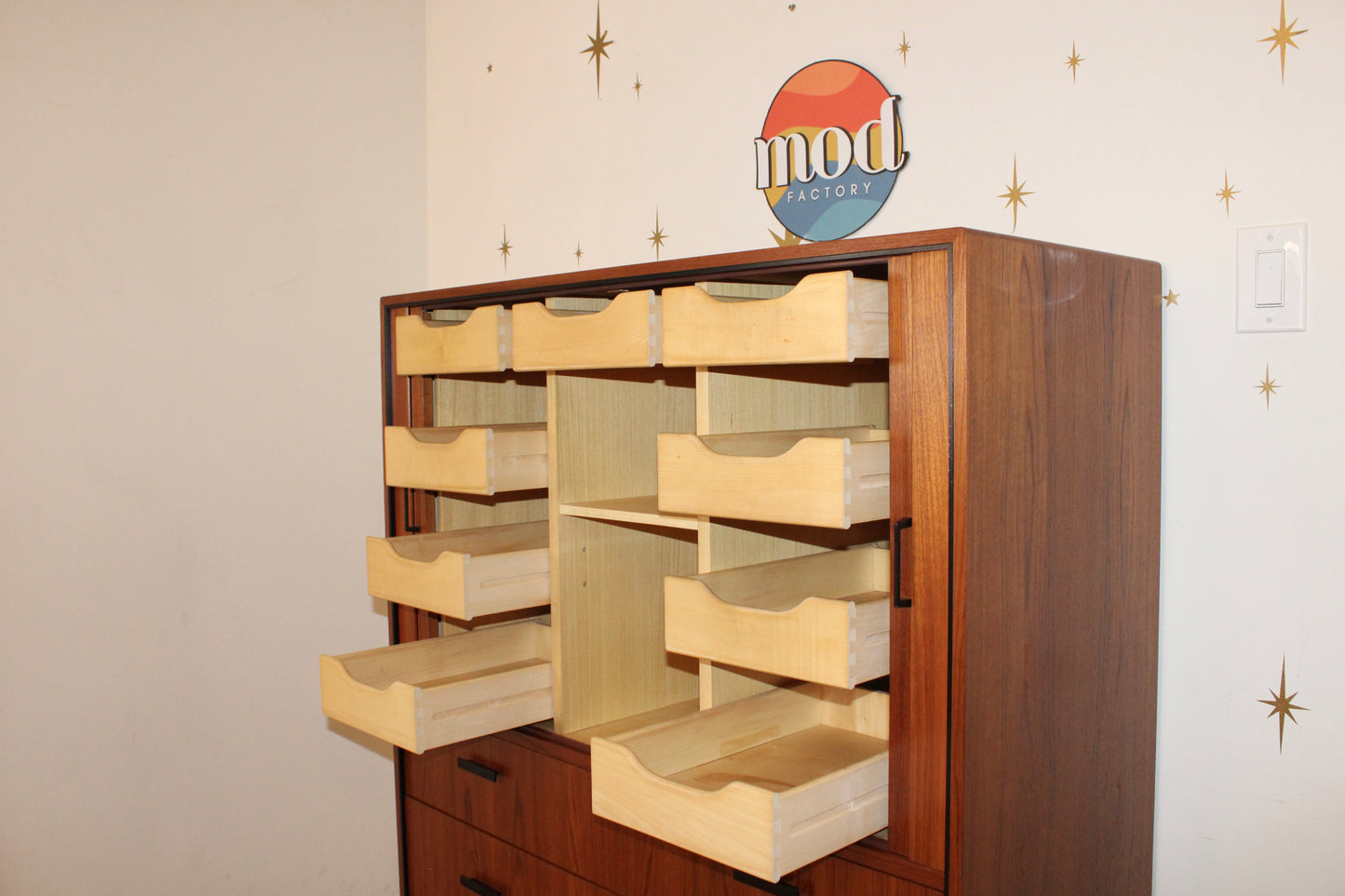Danish Modern Teak XL Chest of Drawers by Falster