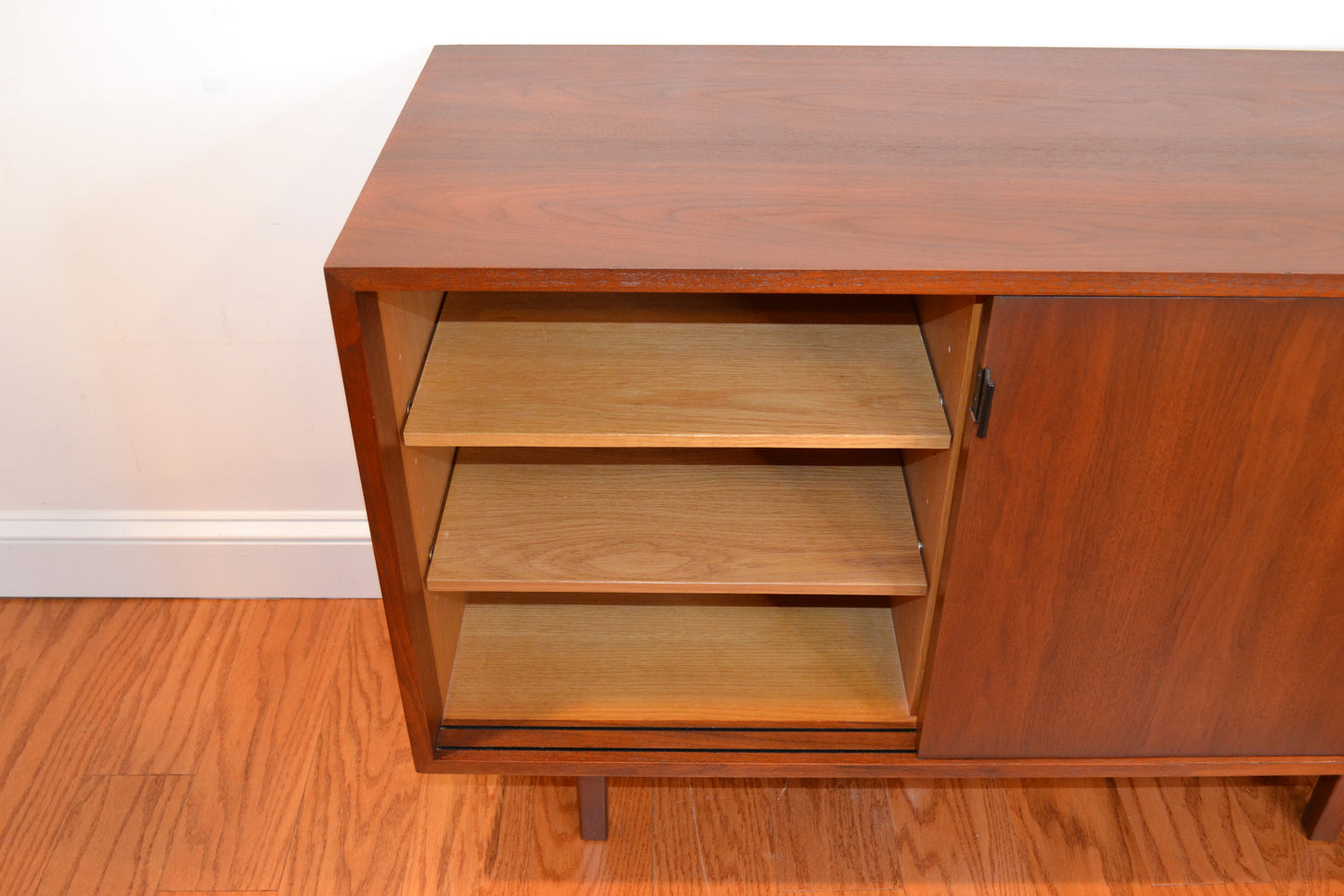 Florence Knoll Walnut Credenza