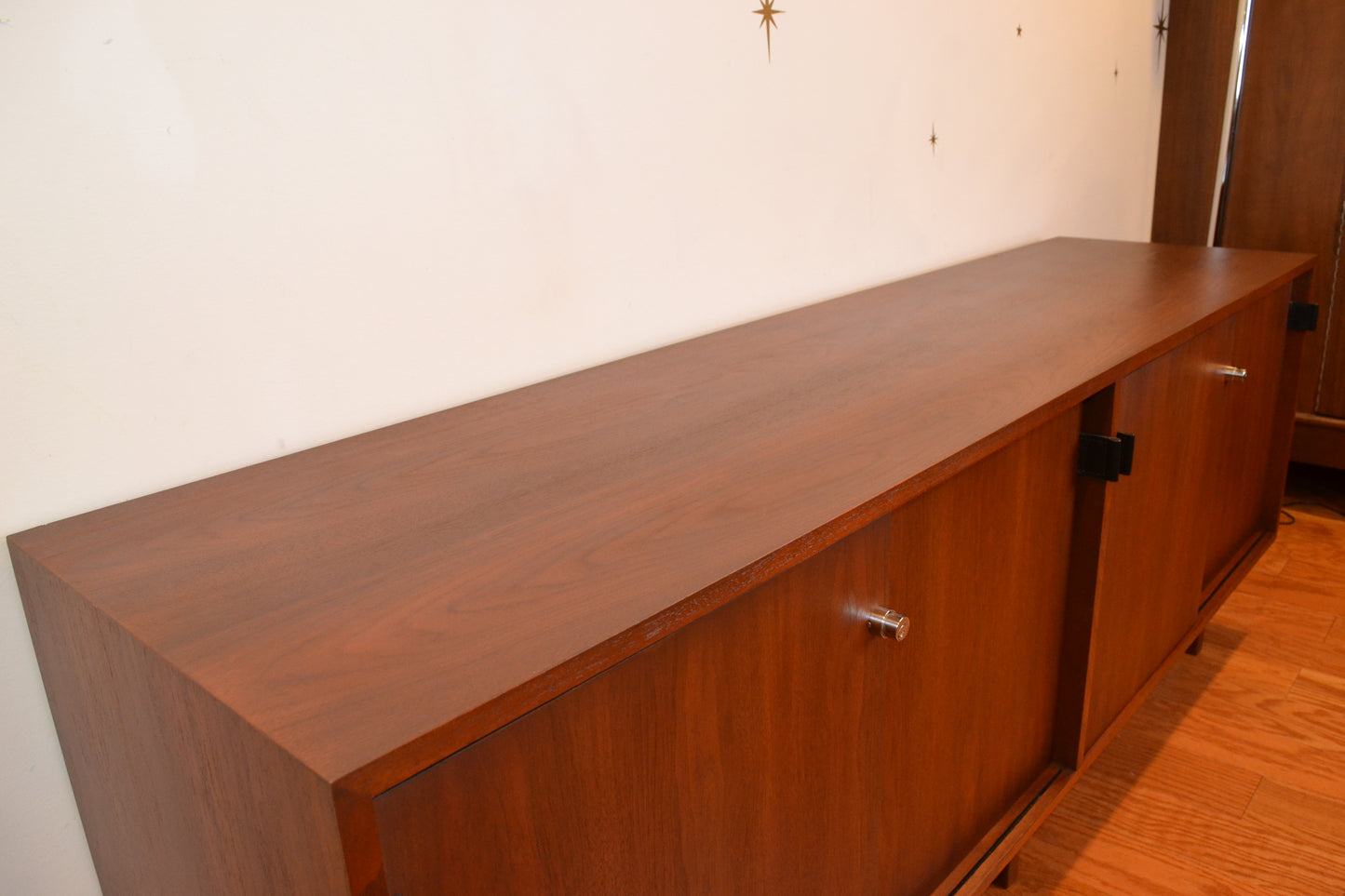 Florence Knoll Walnut Credenza