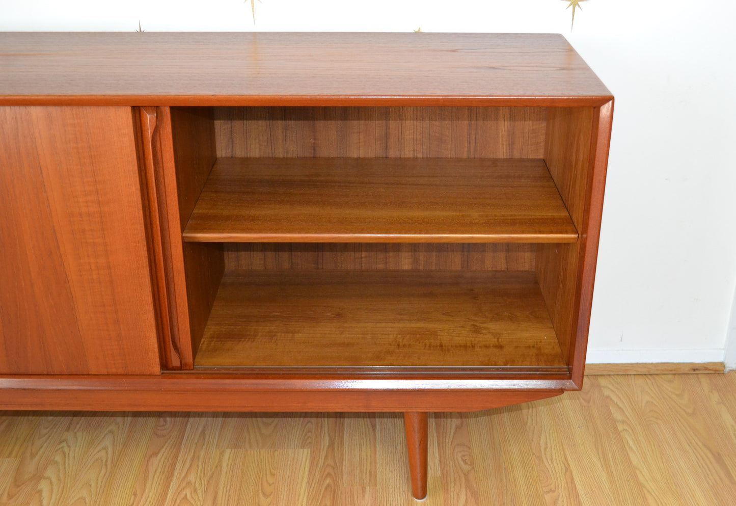 Danish Teak Petite Sideboard/Credenza