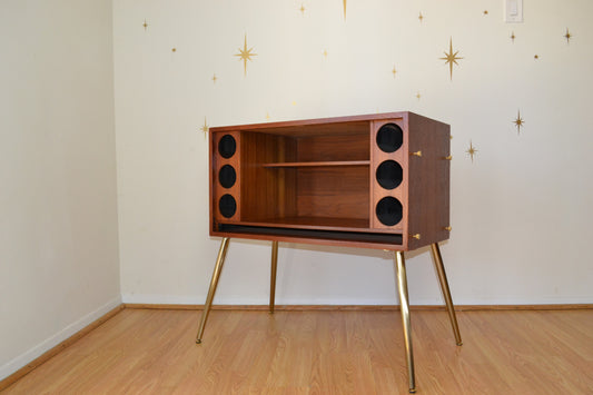 Danish Modern Teak Bar Cabinet