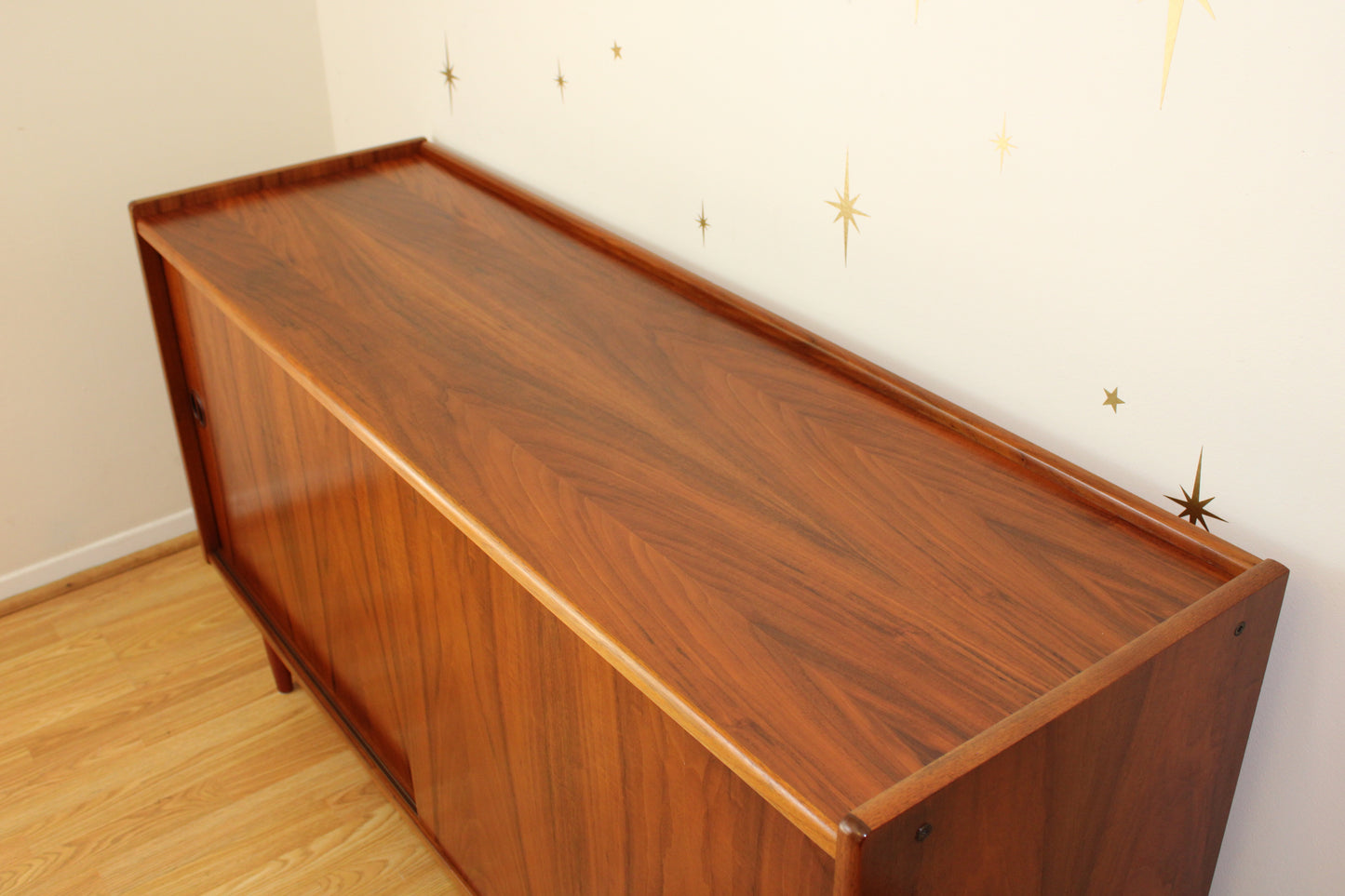 Danish Modern Teak Compact Sideboard